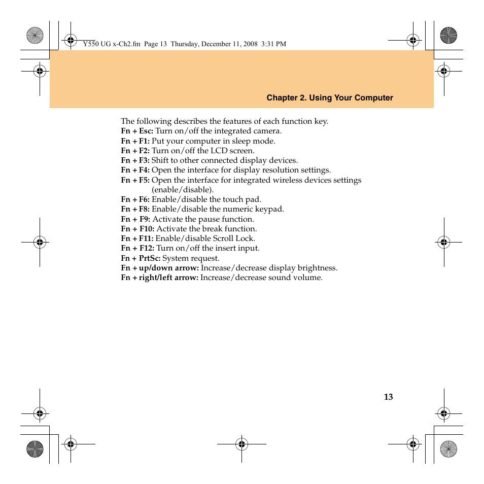 Lenovo IdeaPad Y550 User Manual | Page 21 / 138