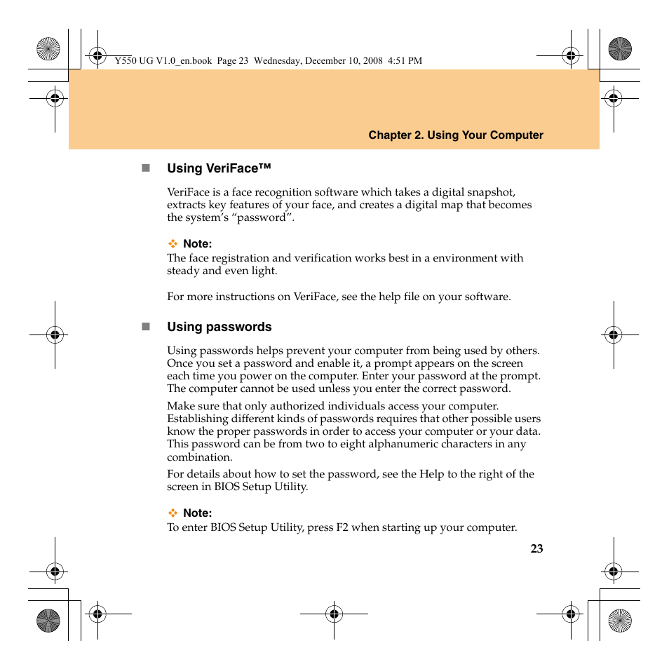 Lenovo IdeaPad Y550 User Manual | Page 31 / 138