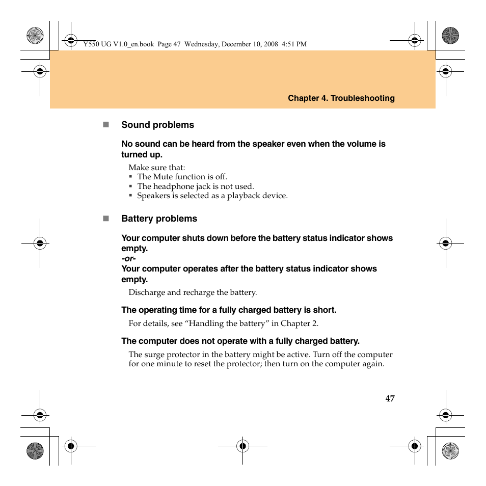 Lenovo IdeaPad Y550 User Manual | Page 55 / 138