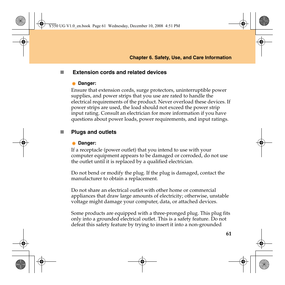 Lenovo IdeaPad Y550 User Manual | Page 69 / 138