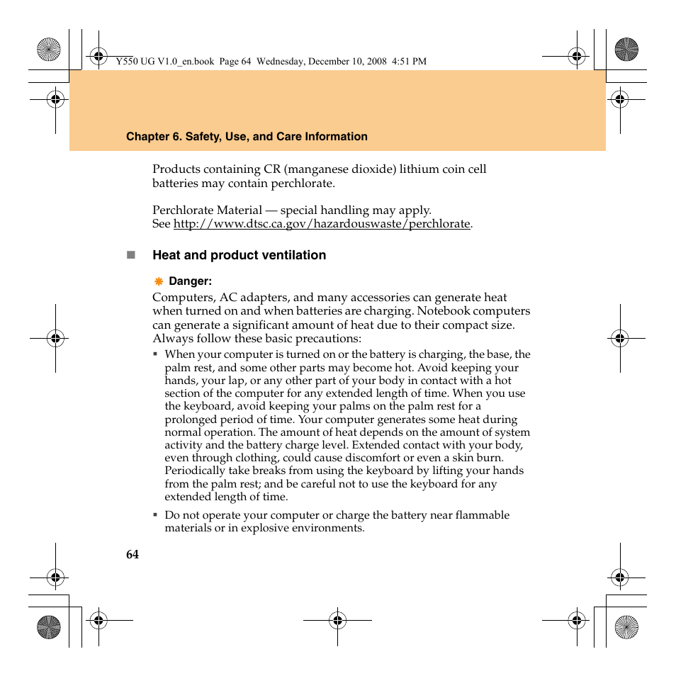 Lenovo IdeaPad Y550 User Manual | Page 72 / 138