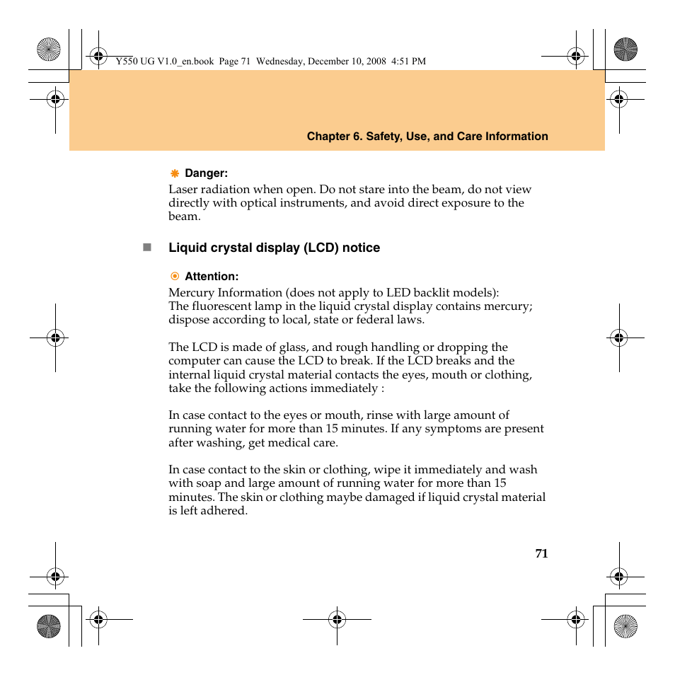 Lenovo IdeaPad Y550 User Manual | Page 79 / 138