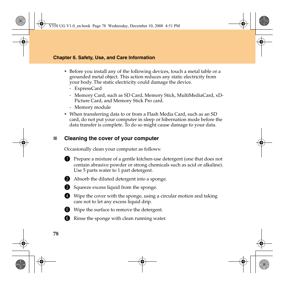 Lenovo IdeaPad Y550 User Manual | Page 86 / 138