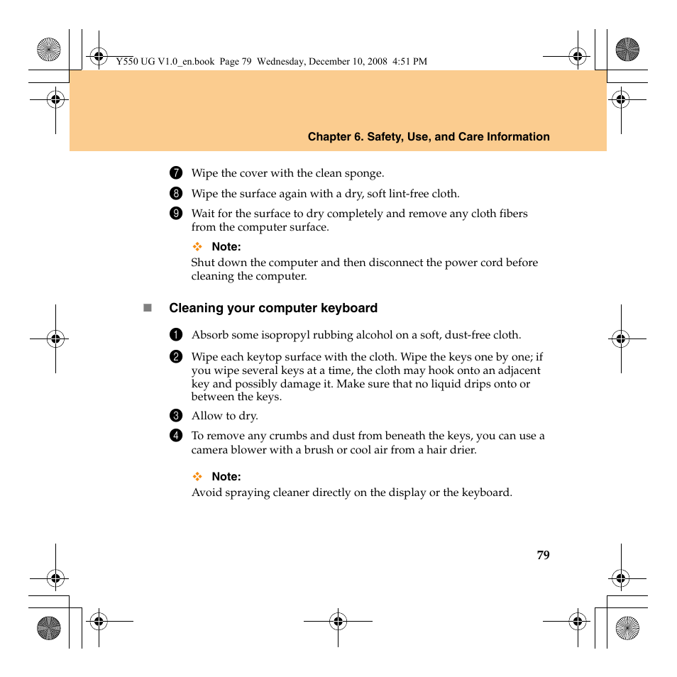 Lenovo IdeaPad Y550 User Manual | Page 87 / 138