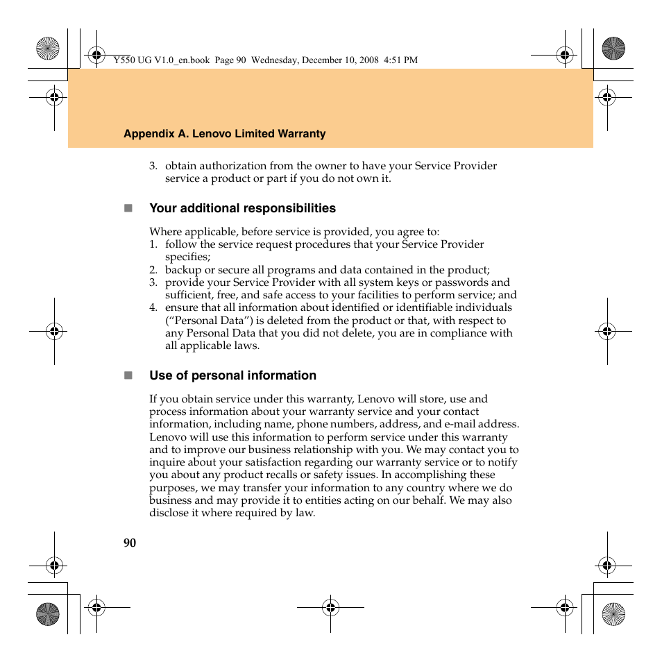 Lenovo IdeaPad Y550 User Manual | Page 98 / 138