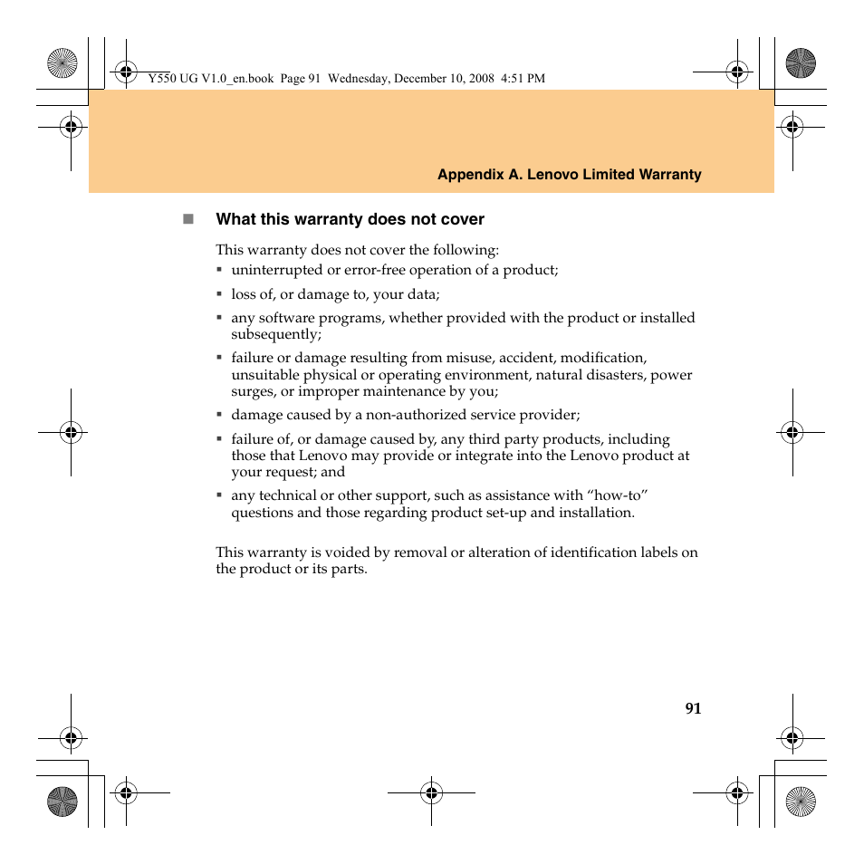 Lenovo IdeaPad Y550 User Manual | Page 99 / 138