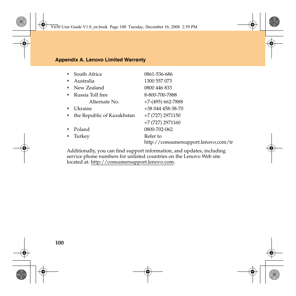 Lenovo IdeaPad Y650 User Manual | Page 108 / 138