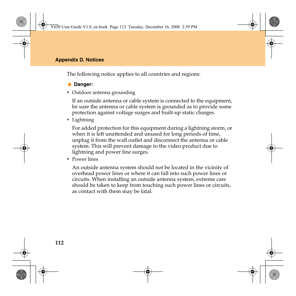 Lenovo IdeaPad Y650 User Manual | Page 120 / 138