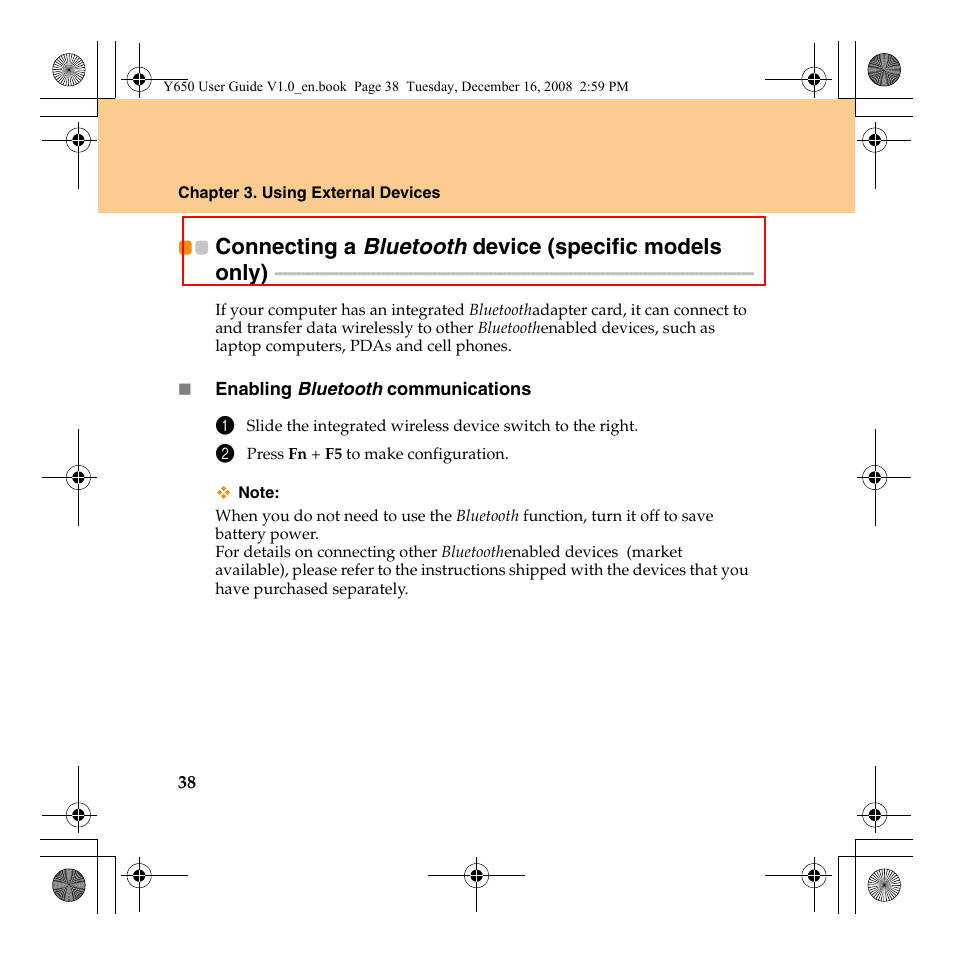 Lenovo IdeaPad Y650 User Manual | Page 46 / 138