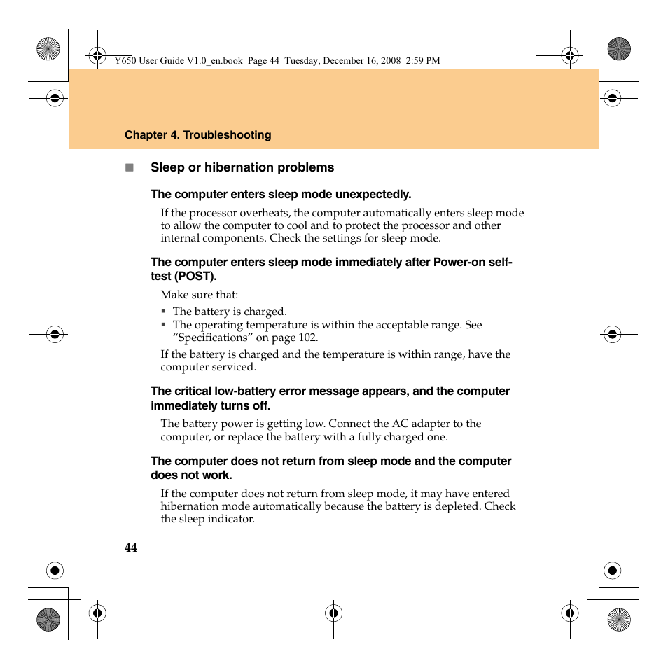 Lenovo IdeaPad Y650 User Manual | Page 52 / 138