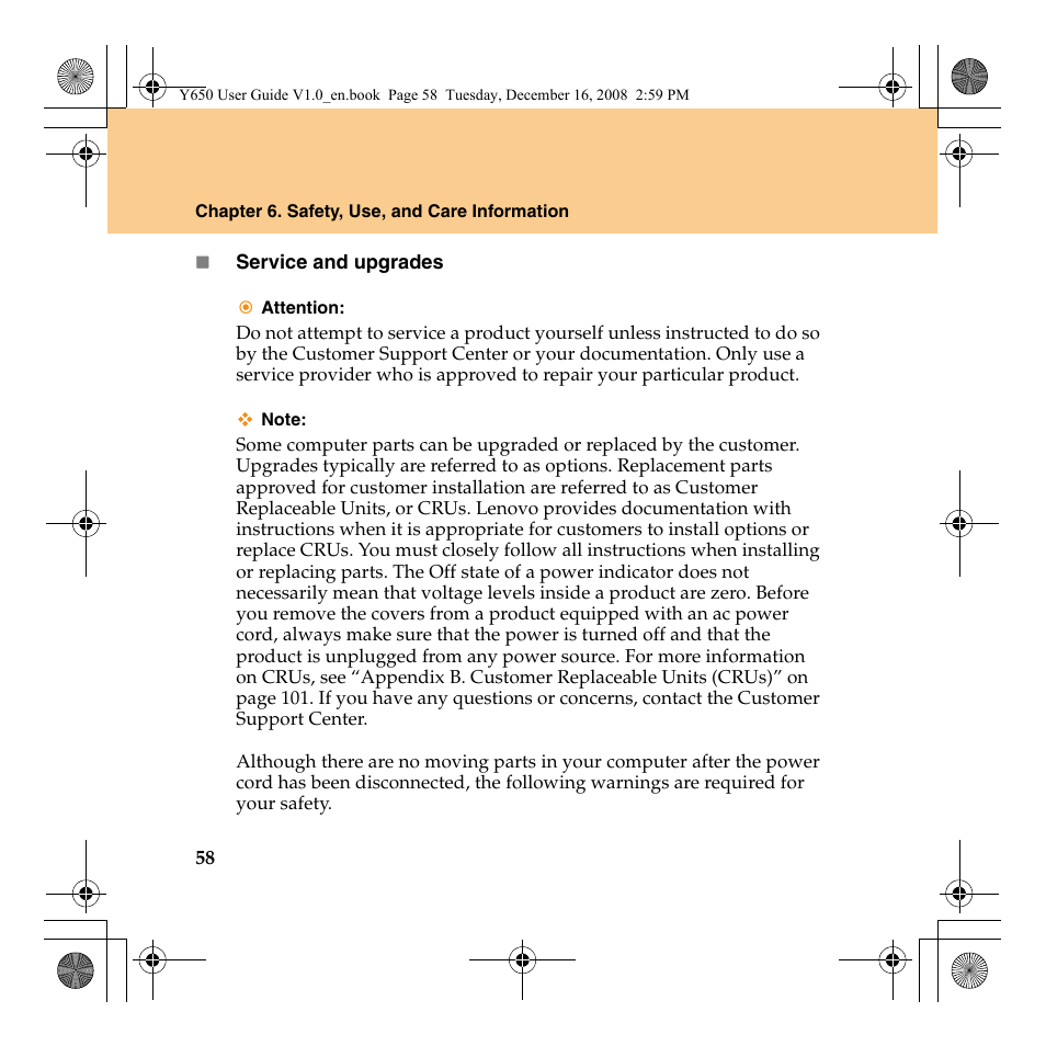 Lenovo IdeaPad Y650 User Manual | Page 66 / 138