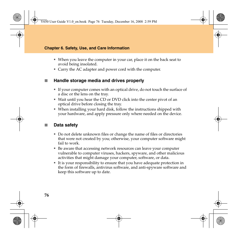 Lenovo IdeaPad Y650 User Manual | Page 84 / 138