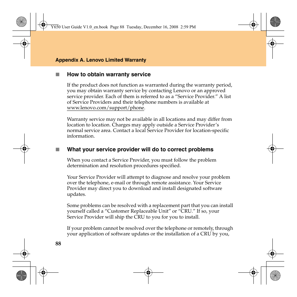 Lenovo IdeaPad Y650 User Manual | Page 96 / 138