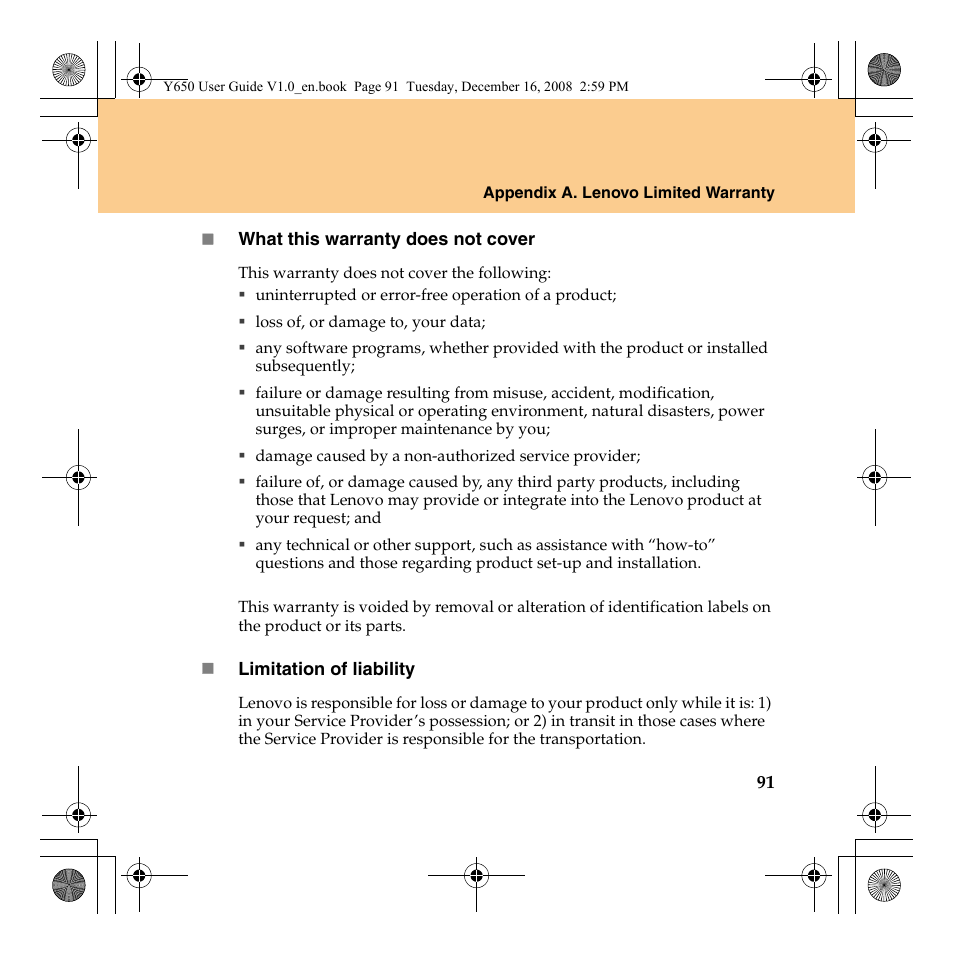 Lenovo IdeaPad Y650 User Manual | Page 99 / 138