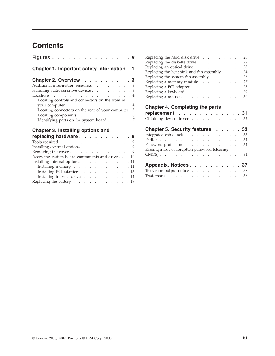 Lenovo ThinkCentre A61 User Manual | Page 5 / 48