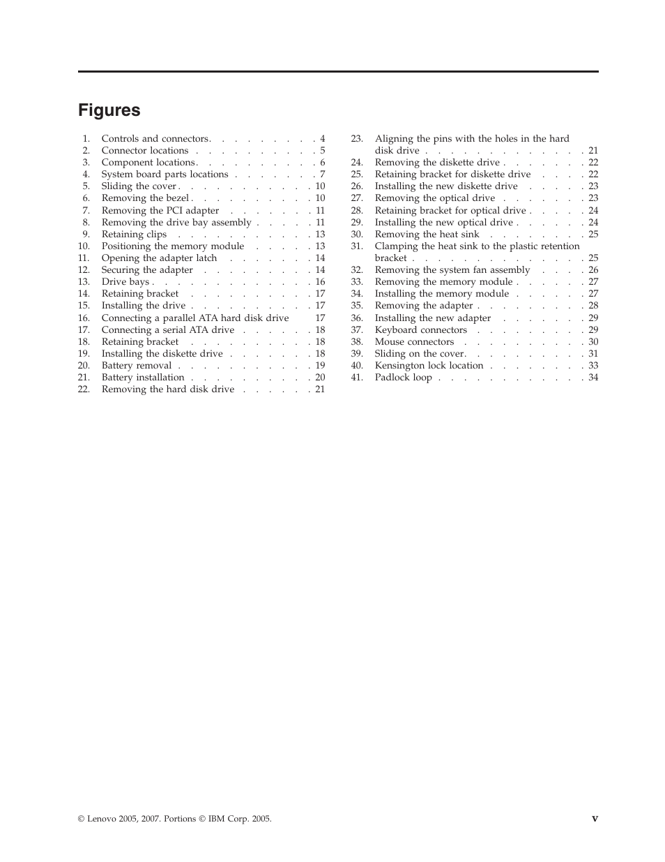 Figures | Lenovo ThinkCentre A61 User Manual | Page 7 / 48