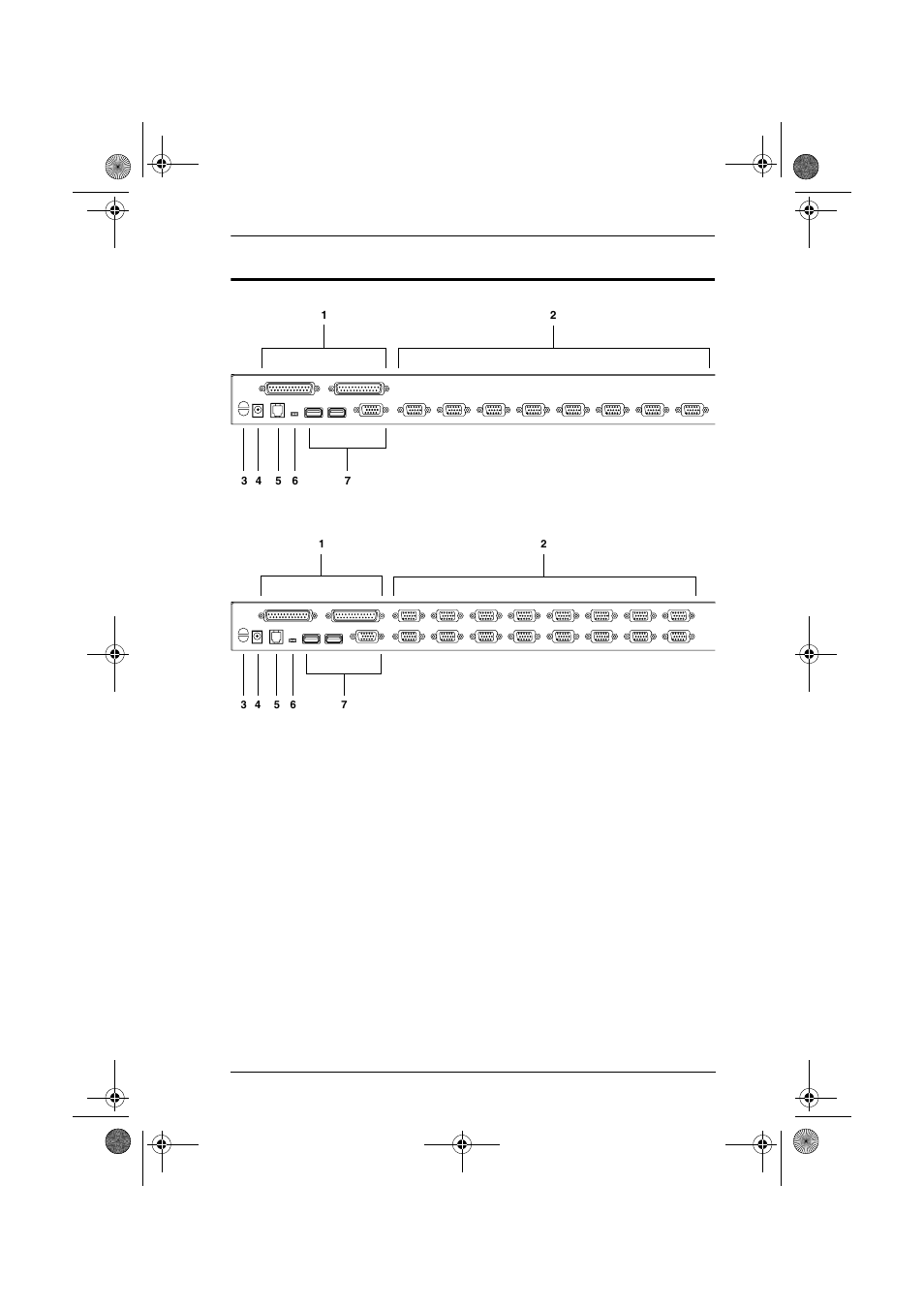Cs-1708 / cs-1716 rear view | ATEN CS-1708 User Manual | Page 15 / 62