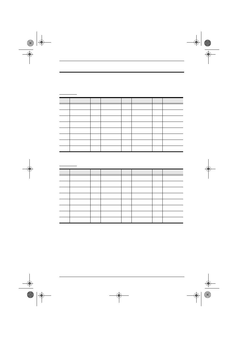 Cs-1708 / cs-1716 connection tables, Cs-1708, Cs-1716 | Cs-1708 cs-1716 | ATEN CS-1708 User Manual | Page 55 / 62