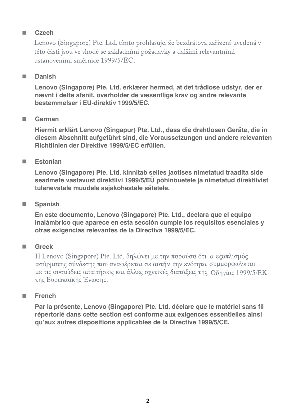Lenovo Flex 10 Notebook Lenovo User Manual | Page 2 / 9