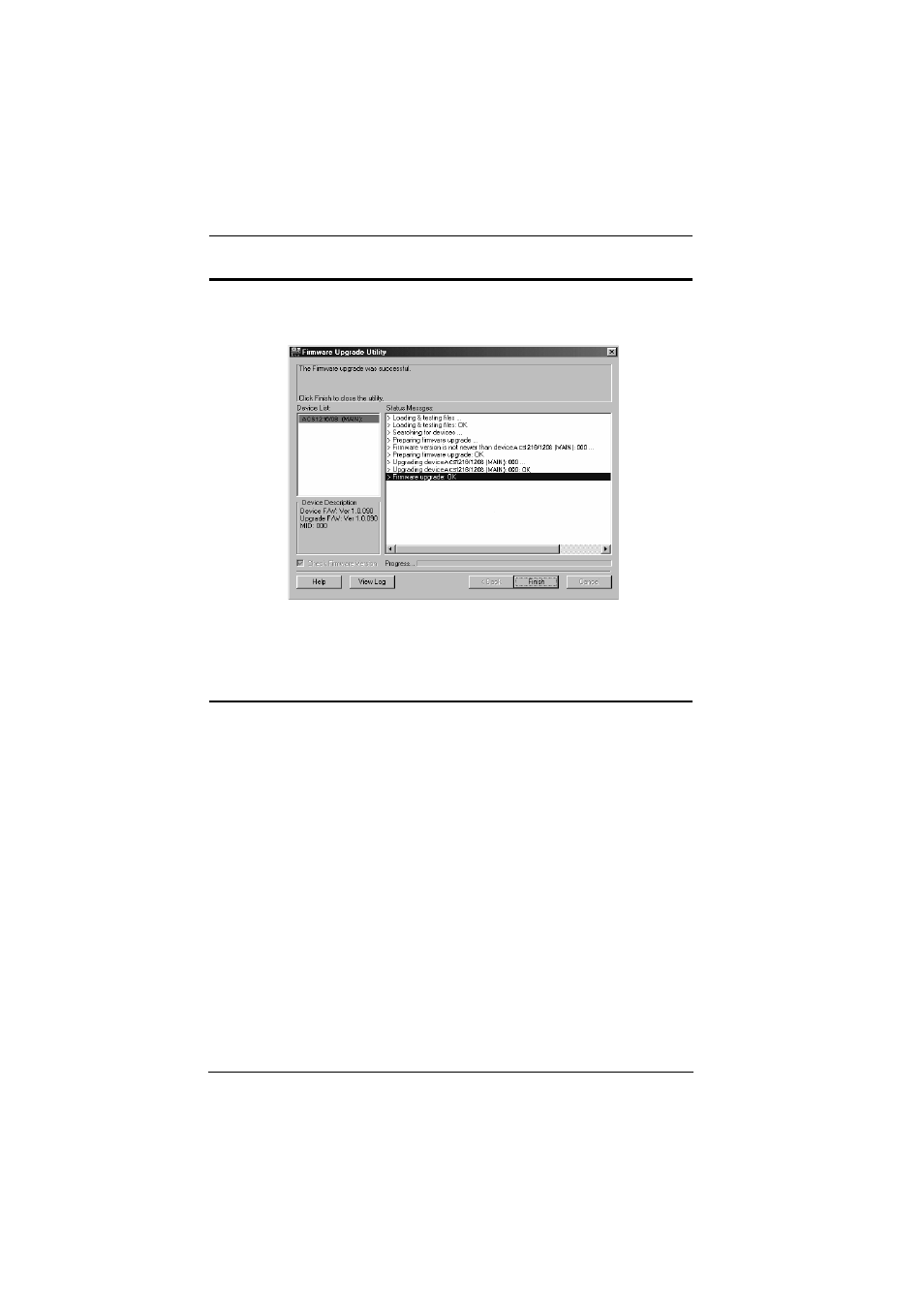 Upgrade succeeded, Upgrade failed, Upgrade succeeded upgrade failed | ATEN ACS1216A User Manual | Page 46 / 61