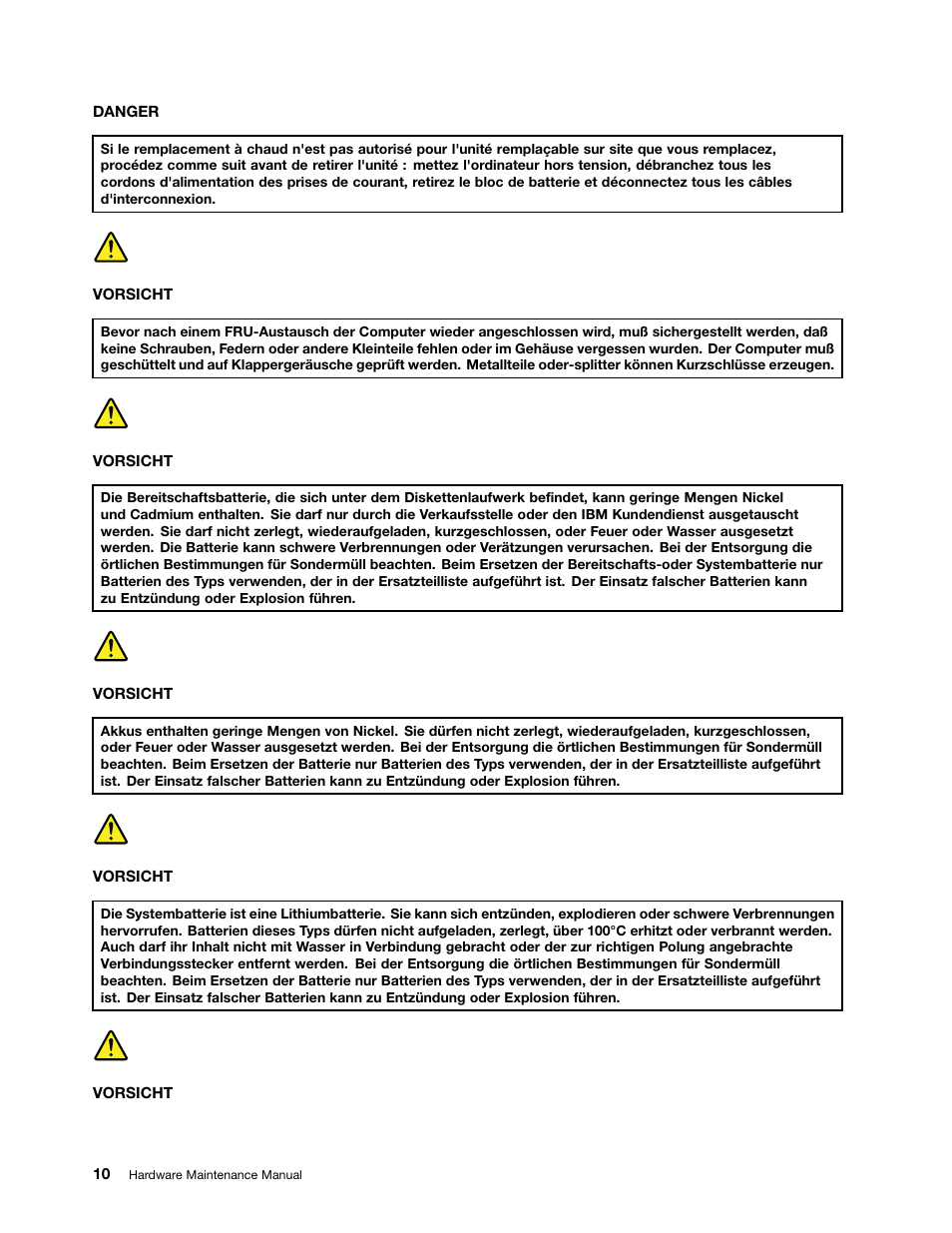 German | Lenovo ThinkPad X230 Tablet User Manual | Page 16 / 118