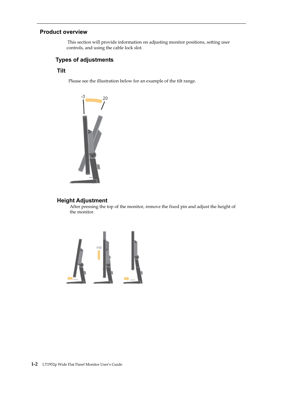 Lenovo ThinkVision LT1952p Wide 19in LCD Monitor User Manual | Page 7 / 38