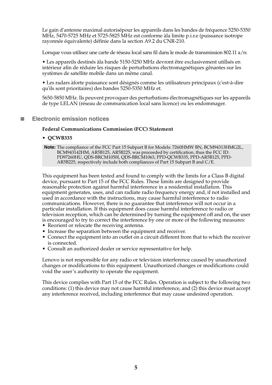 Lenovo IdeaPad Z510 Notebook User Manual | Page 5 / 6