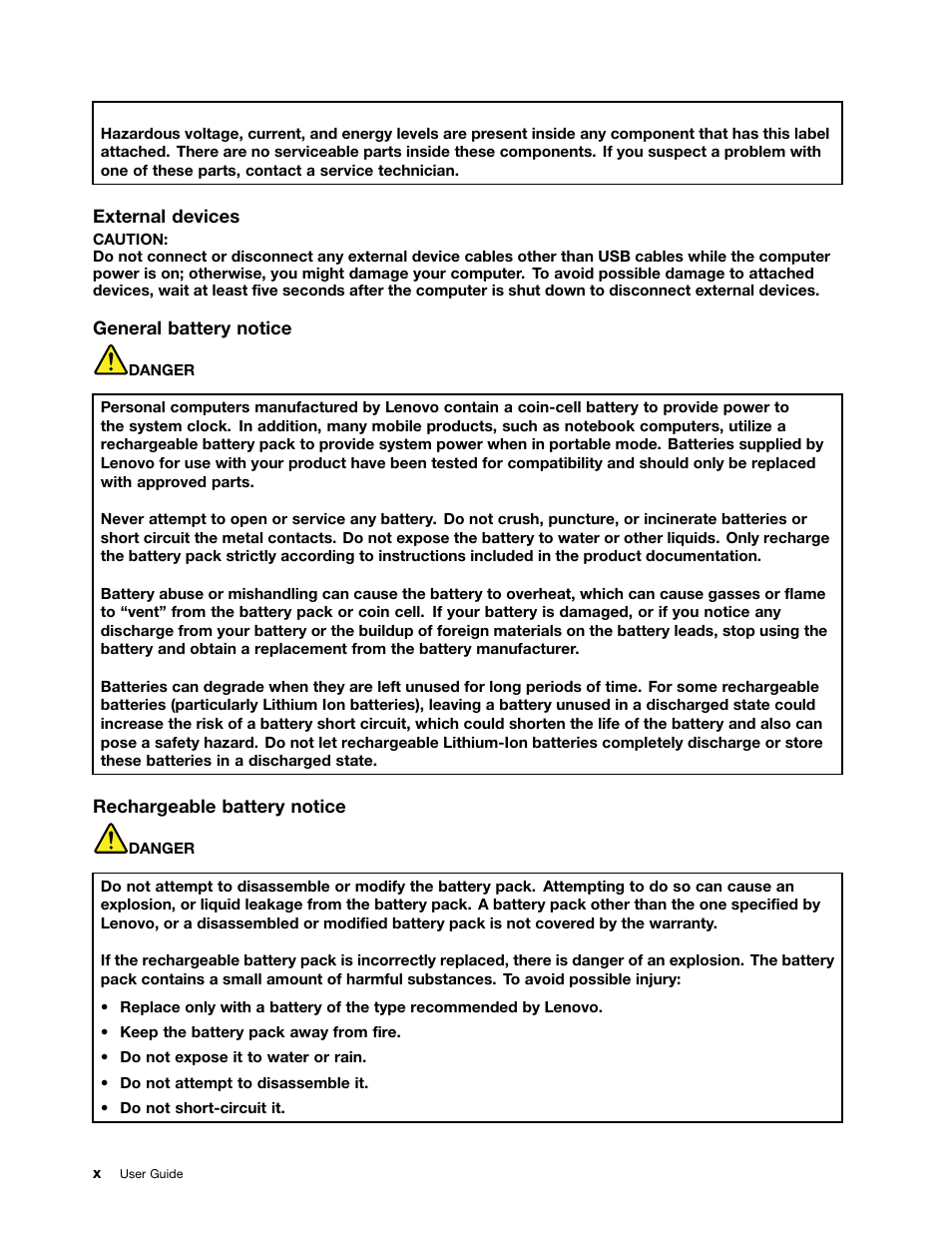 Lenovo ThinkPad X140e User Manual | Page 12 / 156