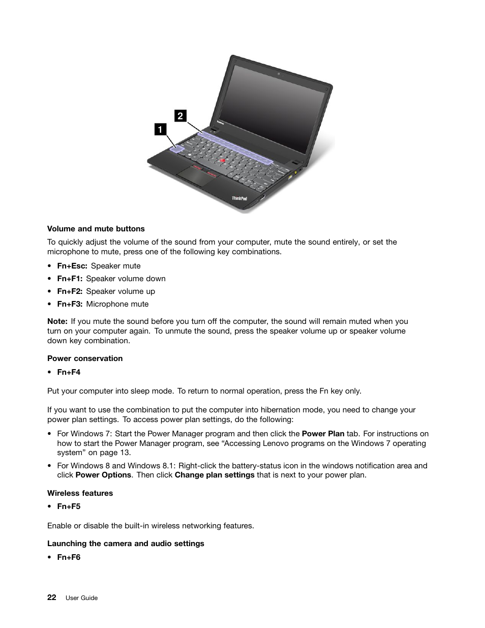 Lenovo ThinkPad X140e User Manual | Page 38 / 156