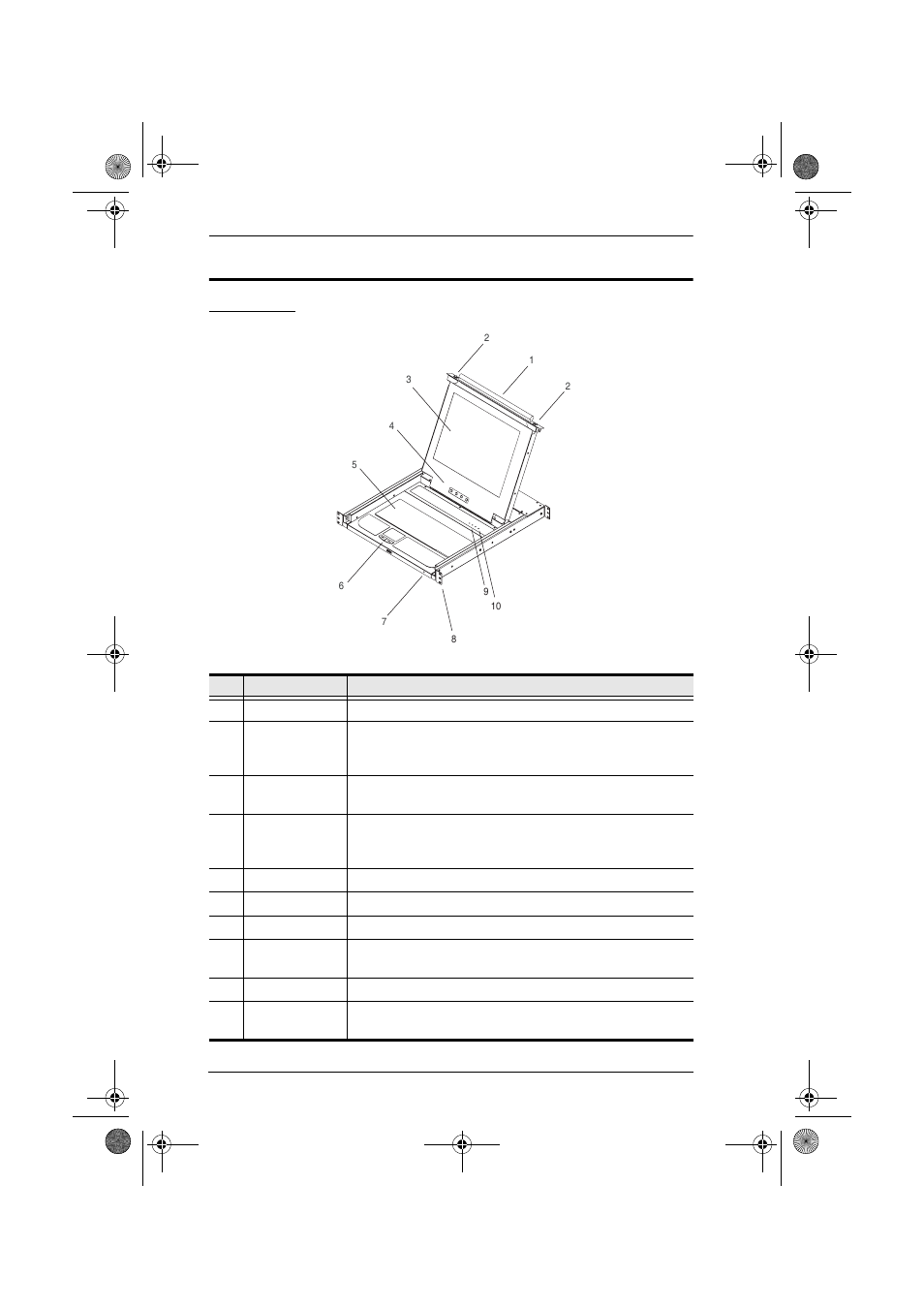 Components, Front view | ATEN CL-1200 User Manual | Page 16 / 34