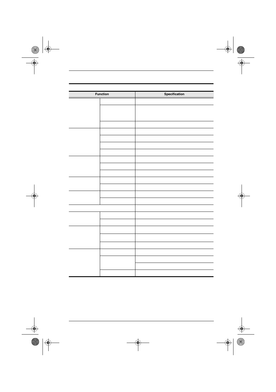 Specifications | ATEN CL-1200 User Manual | Page 33 / 34