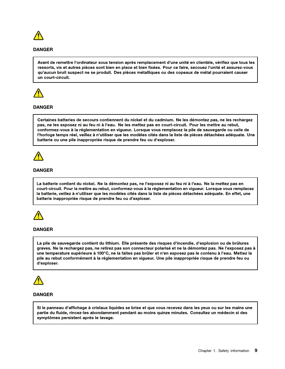 French | Lenovo ThinkPad Tablet User Manual | Page 15 / 72