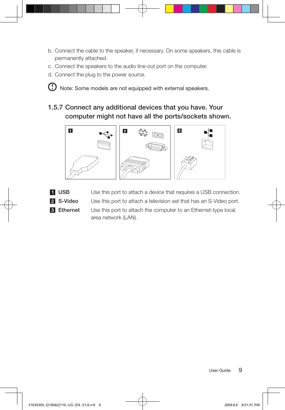 Lenovo IdeaCentre Q110 User Manual | Page 14 / 35