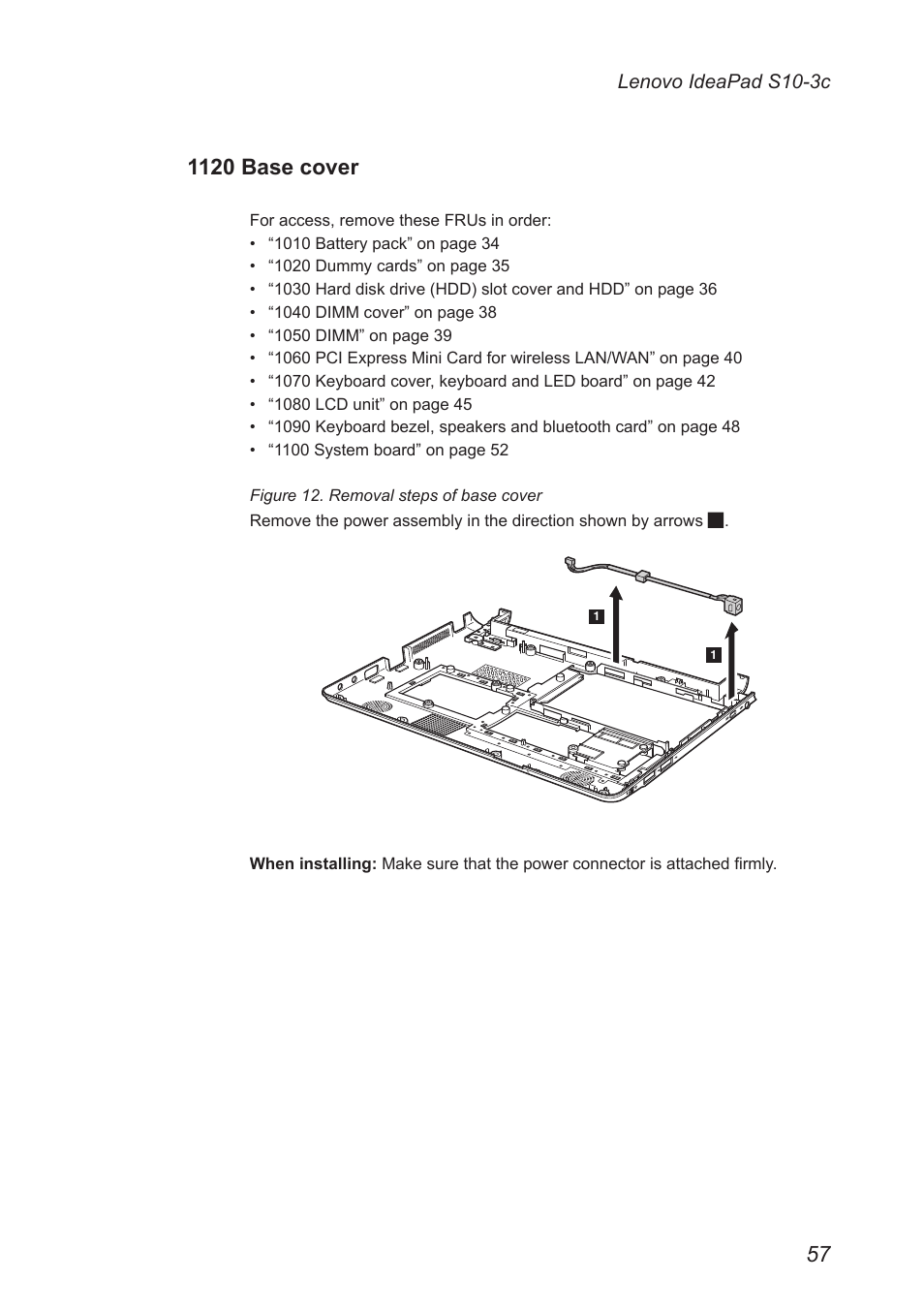 1120 base cover | Lenovo IdeaPad S10-3c User Manual | Page 61 / 88