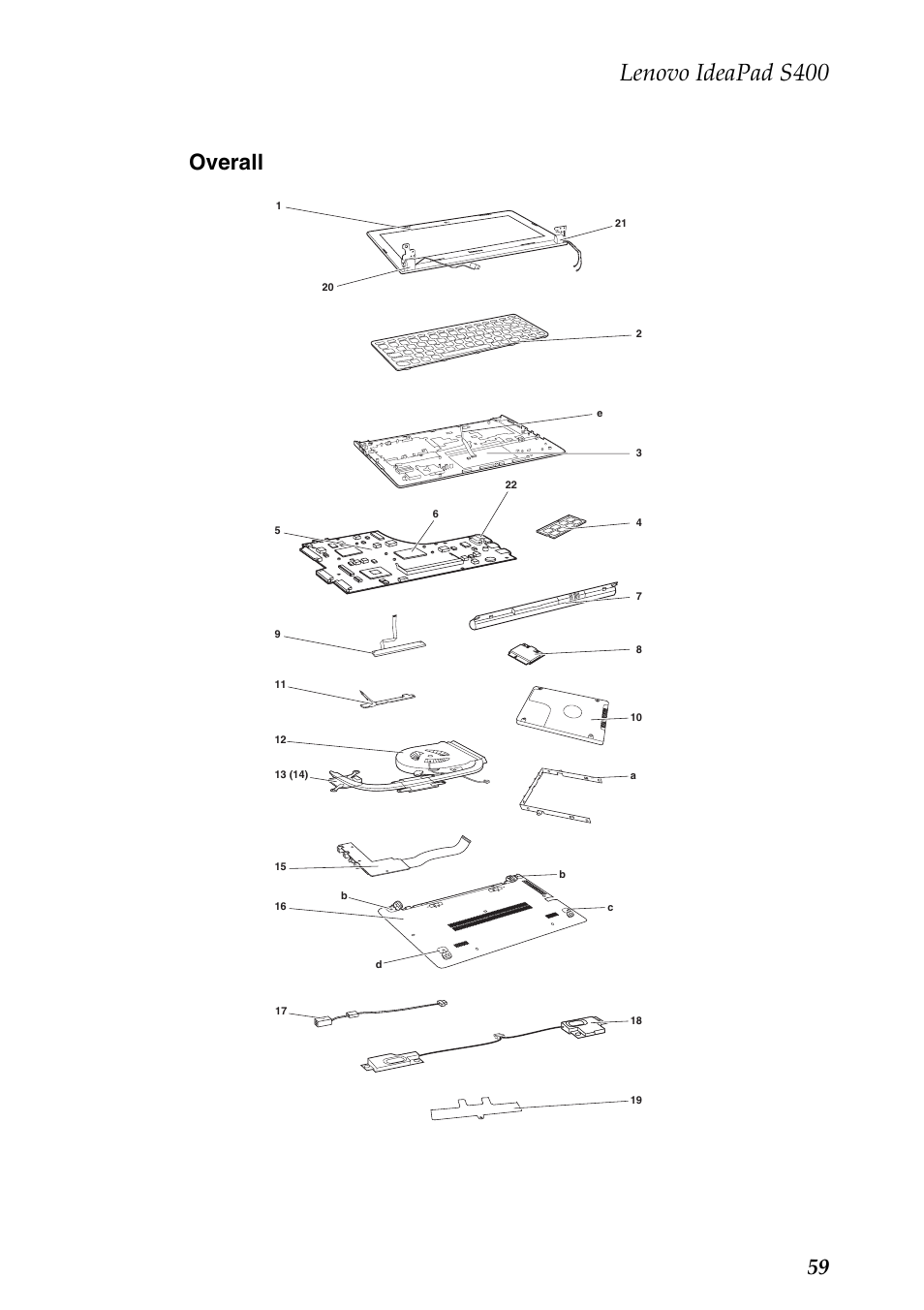 Overall, Lenovo ideapad s400, 59 overall | Lenovo IdeaPad S400u Notebook User Manual | Page 63 / 83