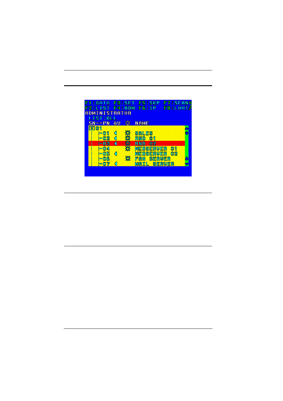 The osd main screen | ATEN ALTUSCN KH1516I User Manual | Page 34 / 172