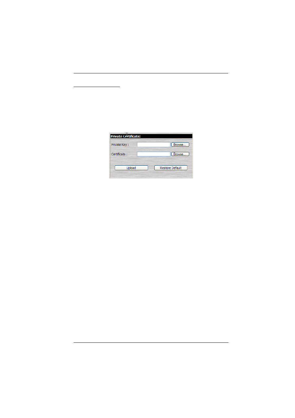 Private certificate, Generating a self-signed certificate, Obtaining a ca signed ssl server certificate | Importing the private certificate | ATEN ALTUSCN KH1516I User Manual | Page 69 / 172