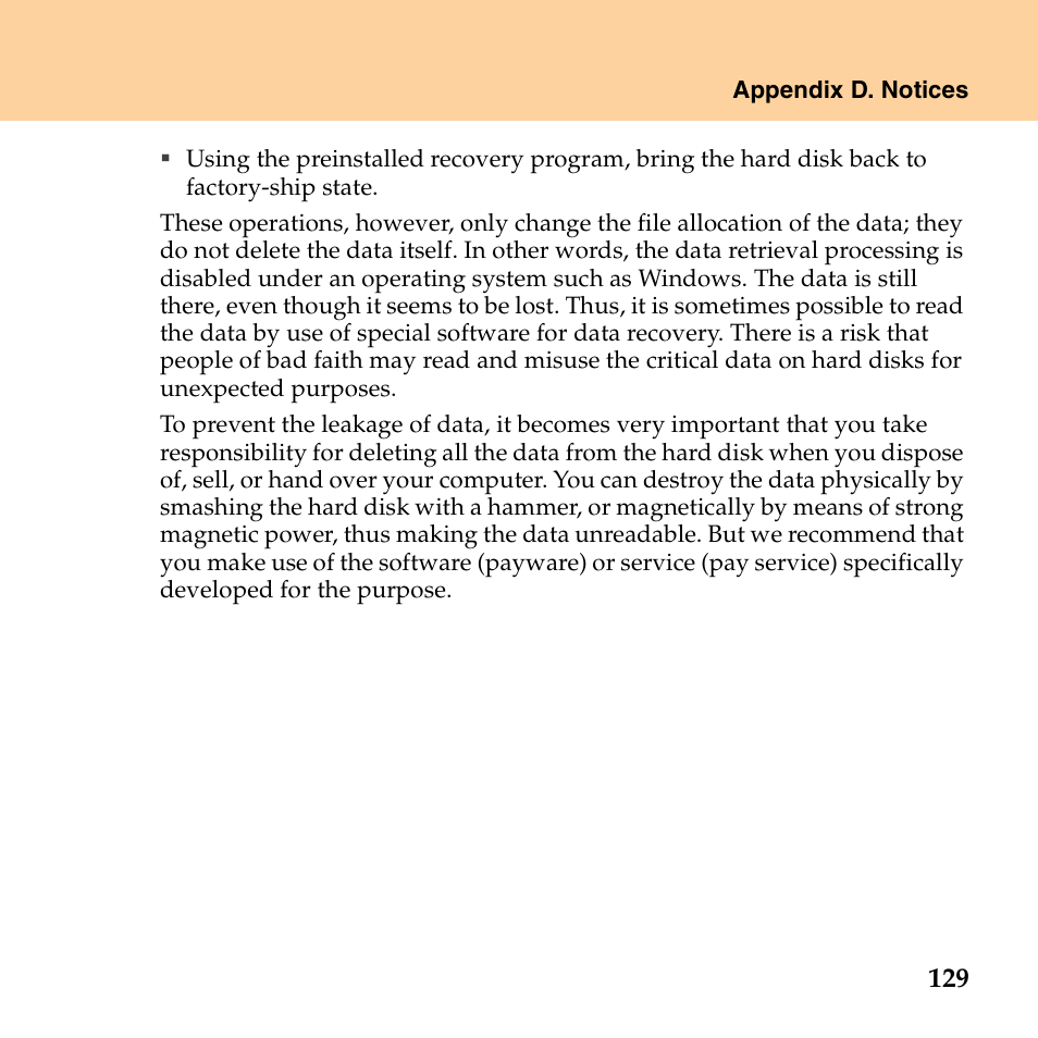 Lenovo E43 Notebook User Manual | Page 135 / 142