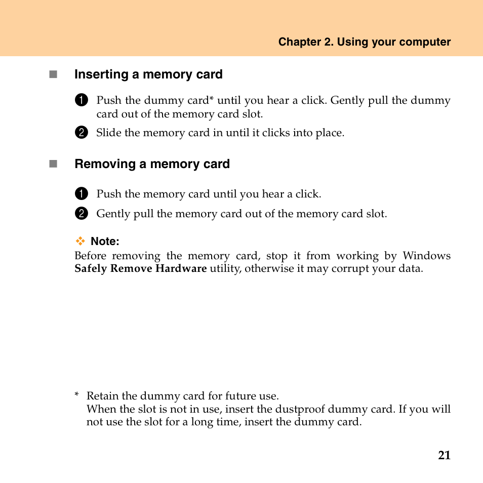 Lenovo E43 Notebook User Manual | Page 27 / 142