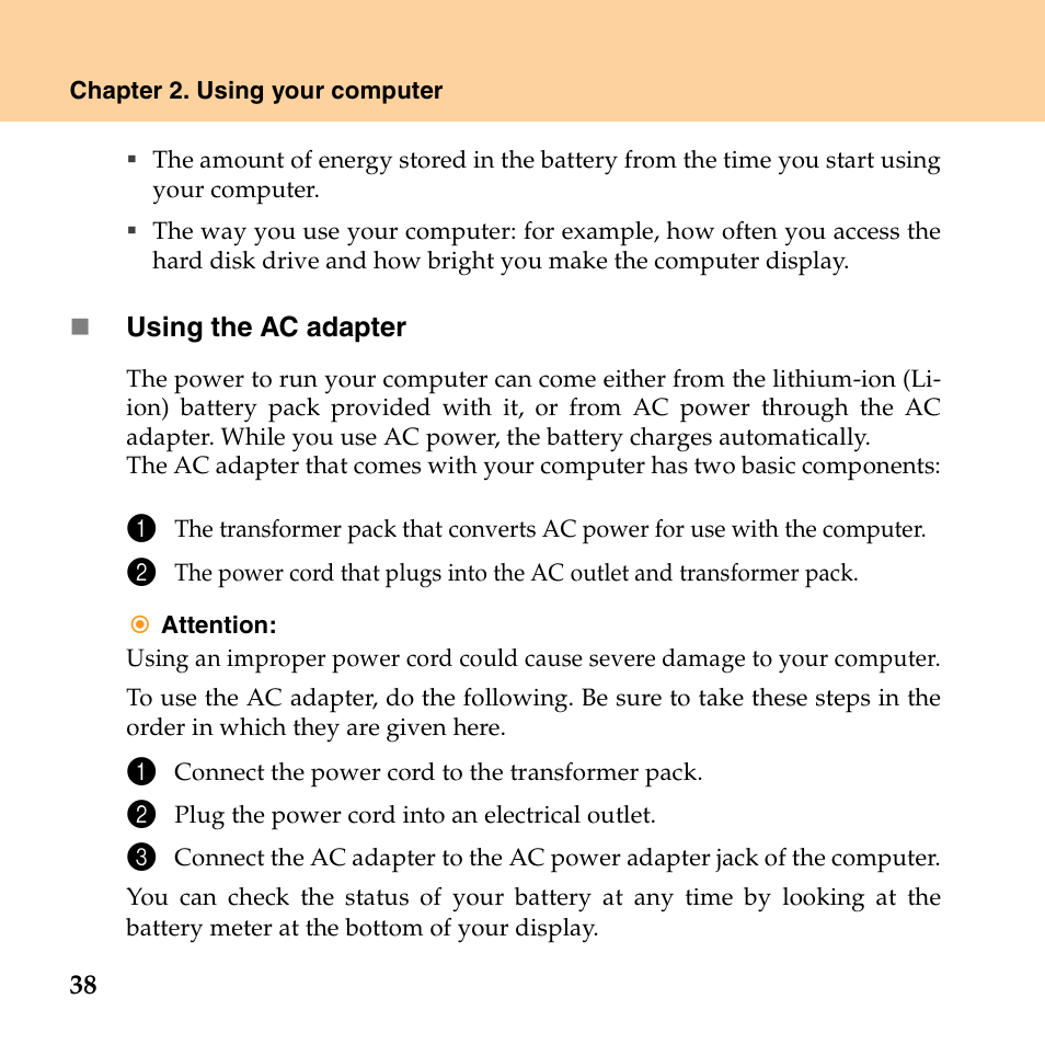 Lenovo E43 Notebook User Manual | Page 44 / 142