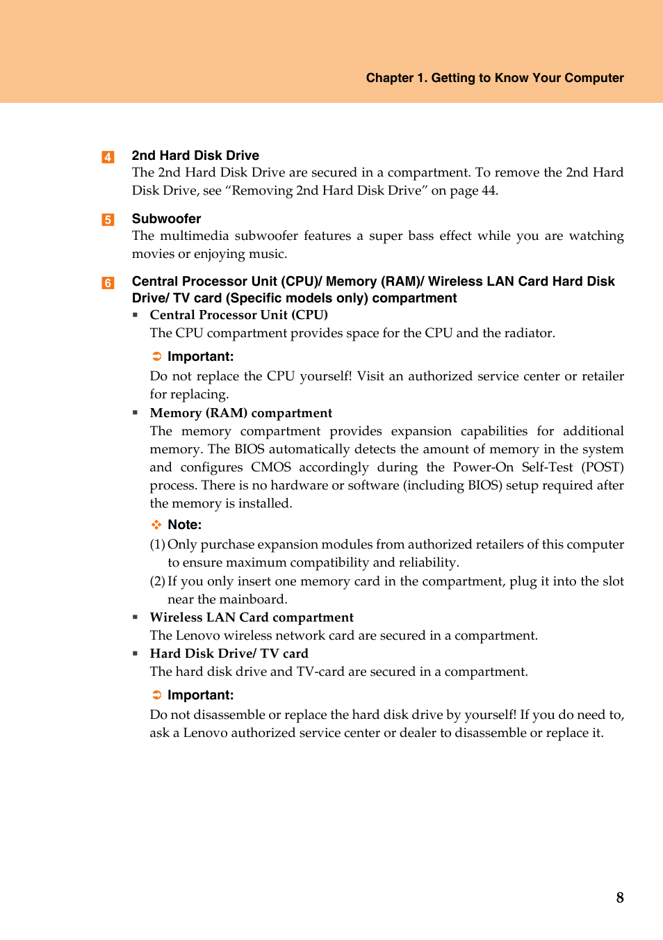 Lenovo IdeaPad Y710 User Manual | Page 13 / 102