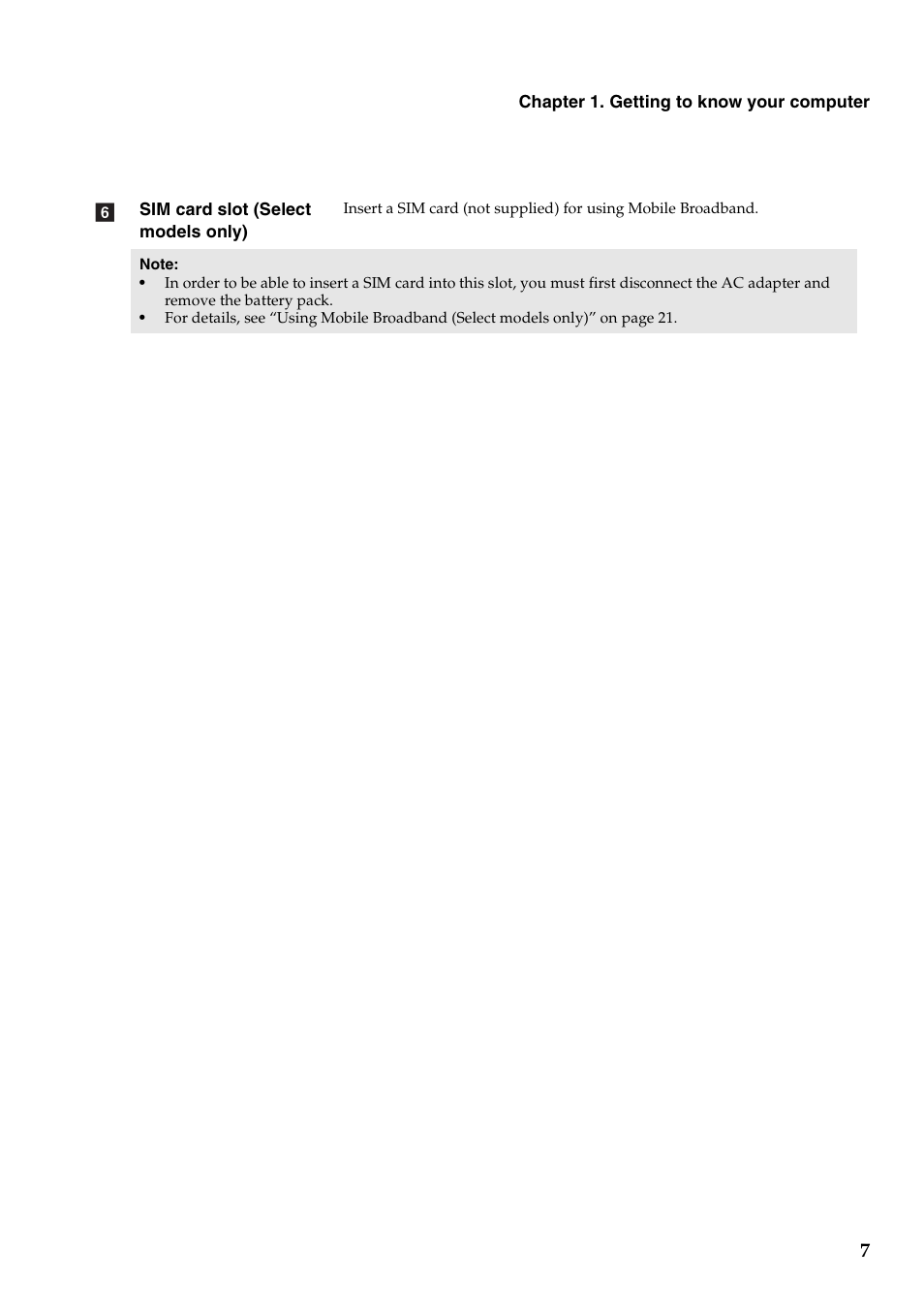 Lenovo B560 Notebook User Manual | Page 11 / 60