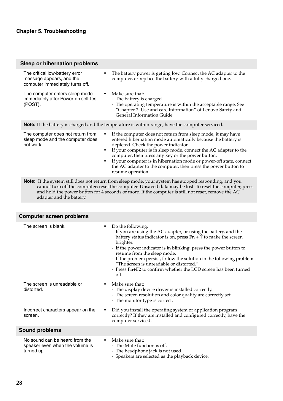 Lenovo B560 Notebook User Manual | Page 32 / 60