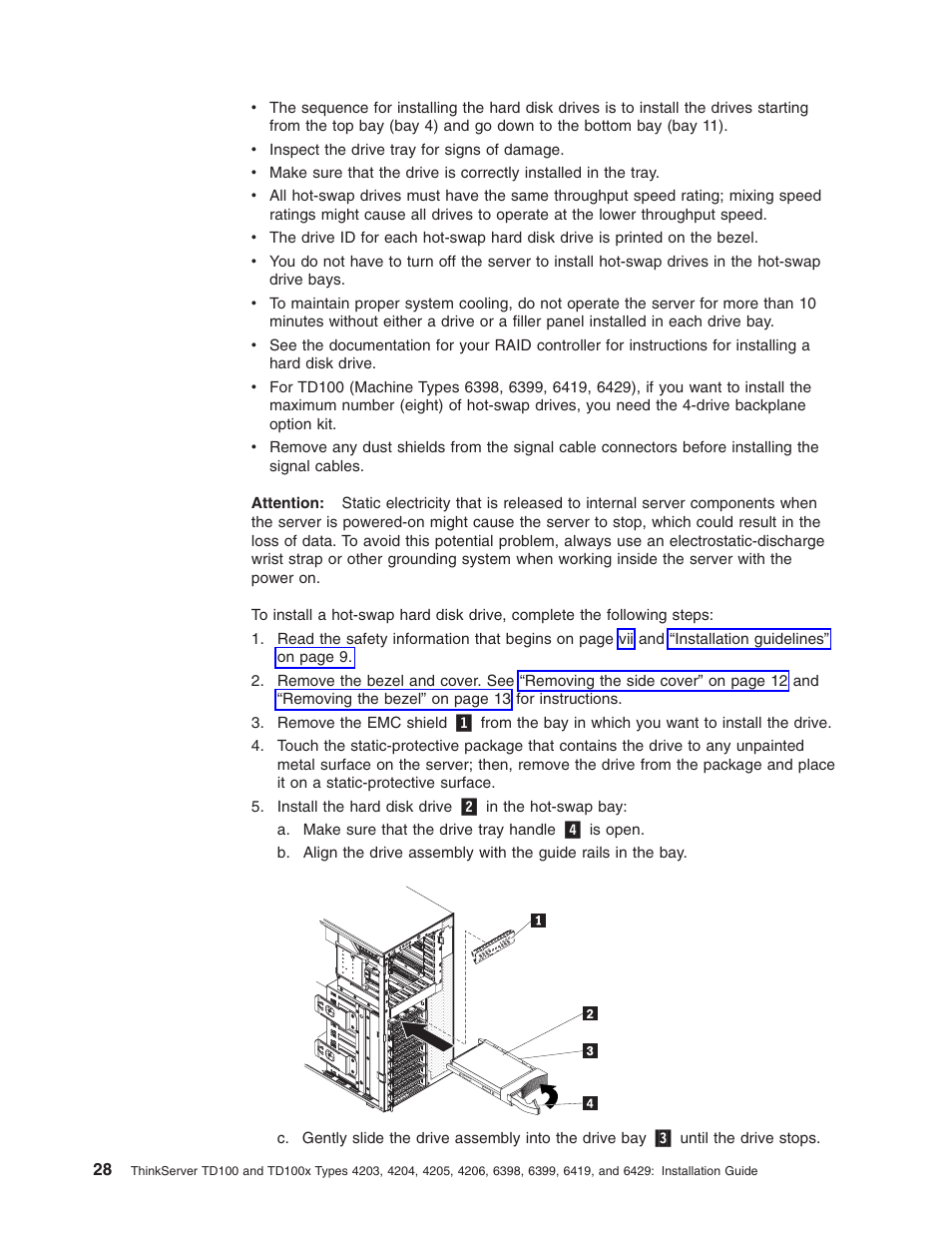 Lenovo ThinkServer TD100x User Manual | Page 44 / 124