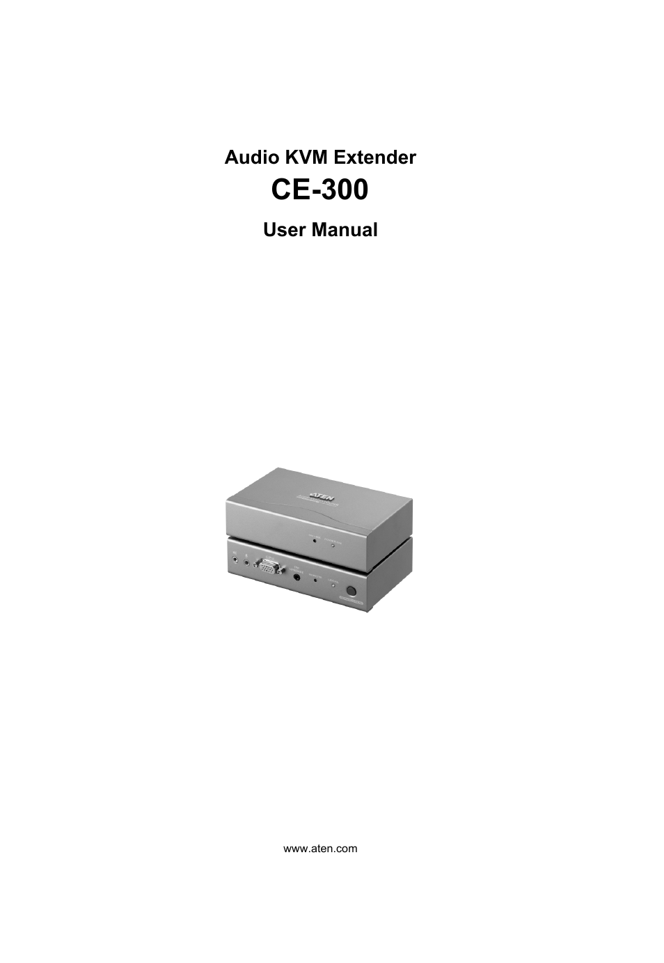 ATEN CE-300 User Manual | 33 pages