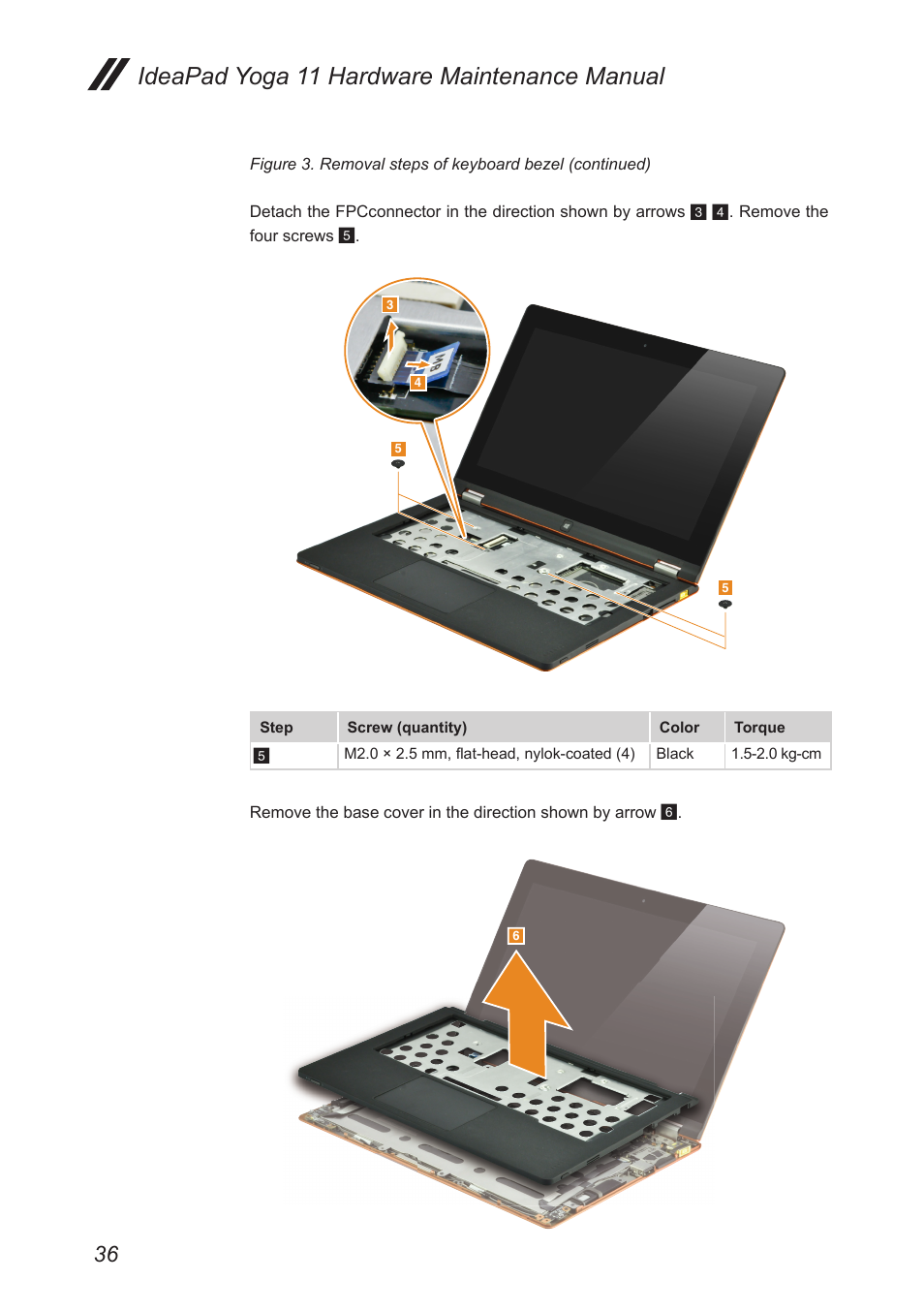 Ideapad yoga 11 hardware maintenance manual | Lenovo Yoga 11 Notebook IdeaPad User Manual | Page 40 / 68