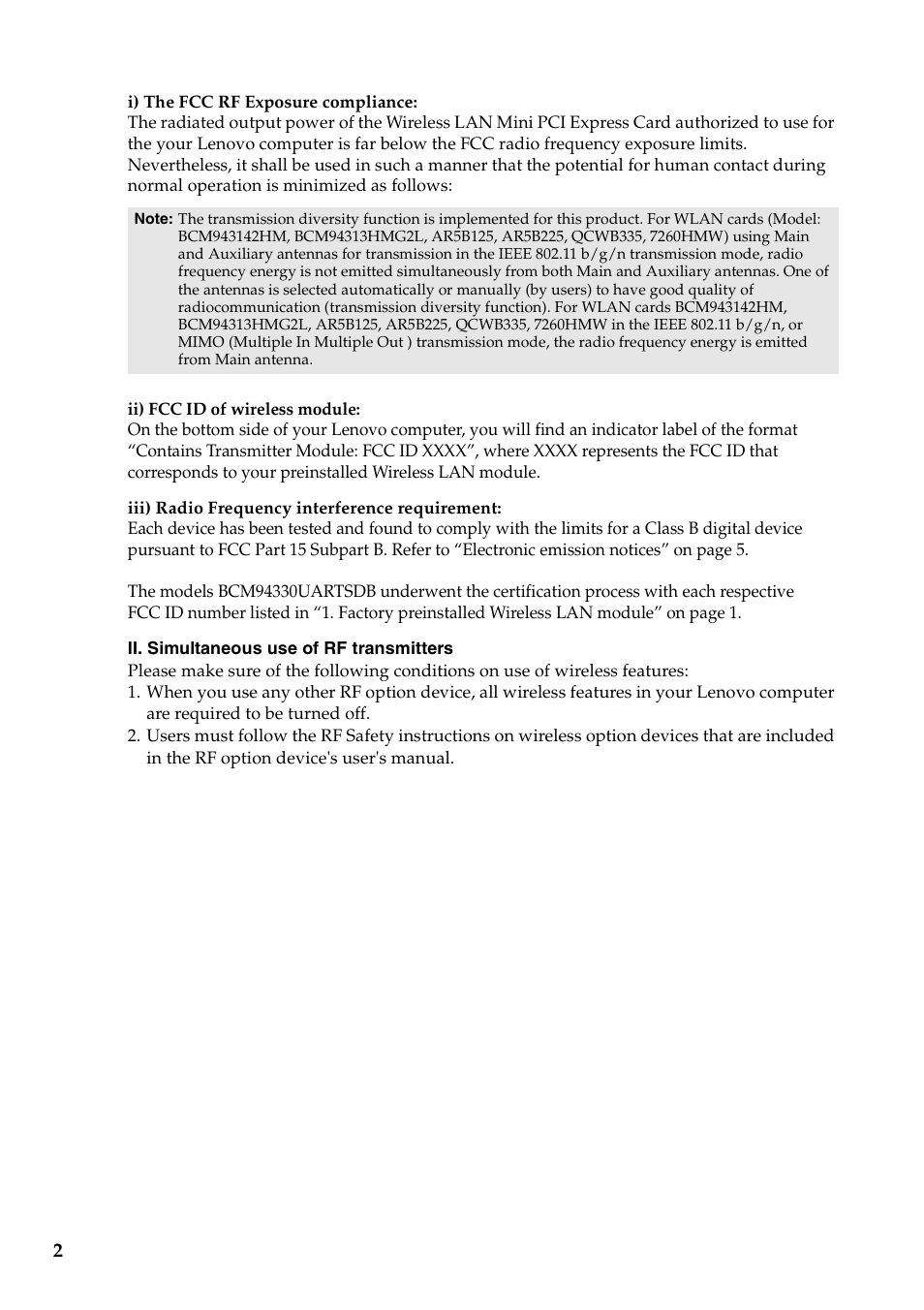 Lenovo IdeaPad Z710 Notebook User Manual | Page 2 / 5