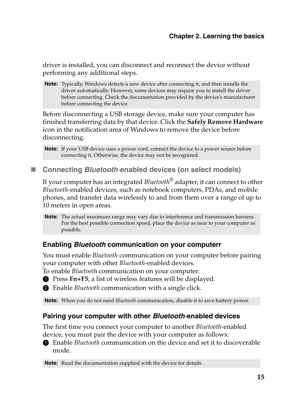 Lenovo IdeaPad S110 User Manual | Page 19 / 41