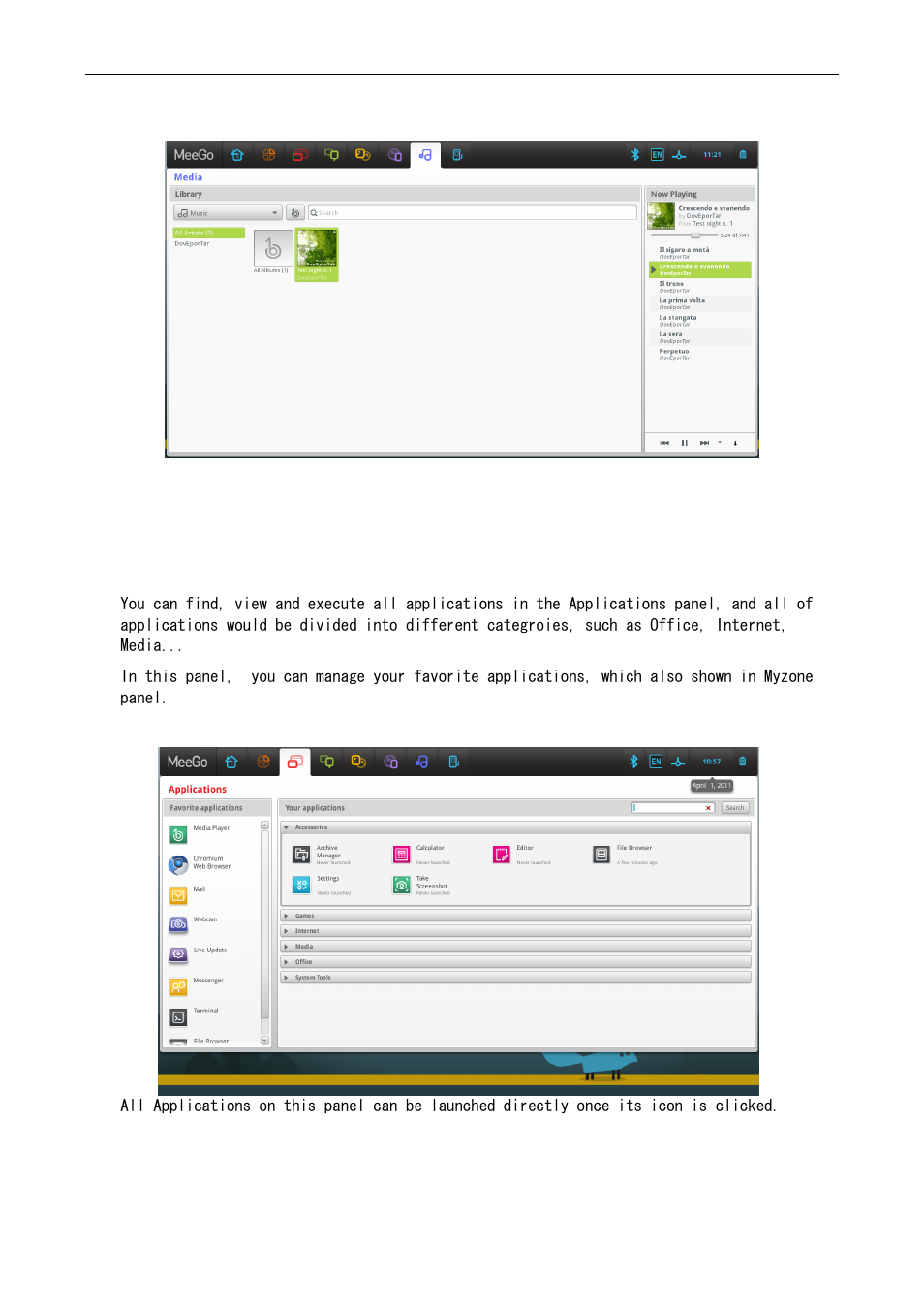 6 applications | Lenovo IdeaPad S10-3 FR User Manual | Page 6 / 12