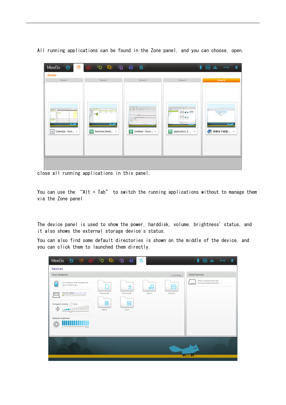 7 zone, 8 device | Lenovo IdeaPad S10-3 FR User Manual | Page 7 / 12